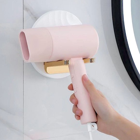 🆕 FOLDING WALL HOLDER HOOK for HAIR DRYER / APPLIANCE ~ Glam Grip - Picture 5 of 6